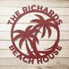Personalized Family Beach House Sign
