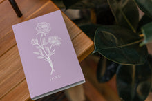 Birth Month Flower Notebook