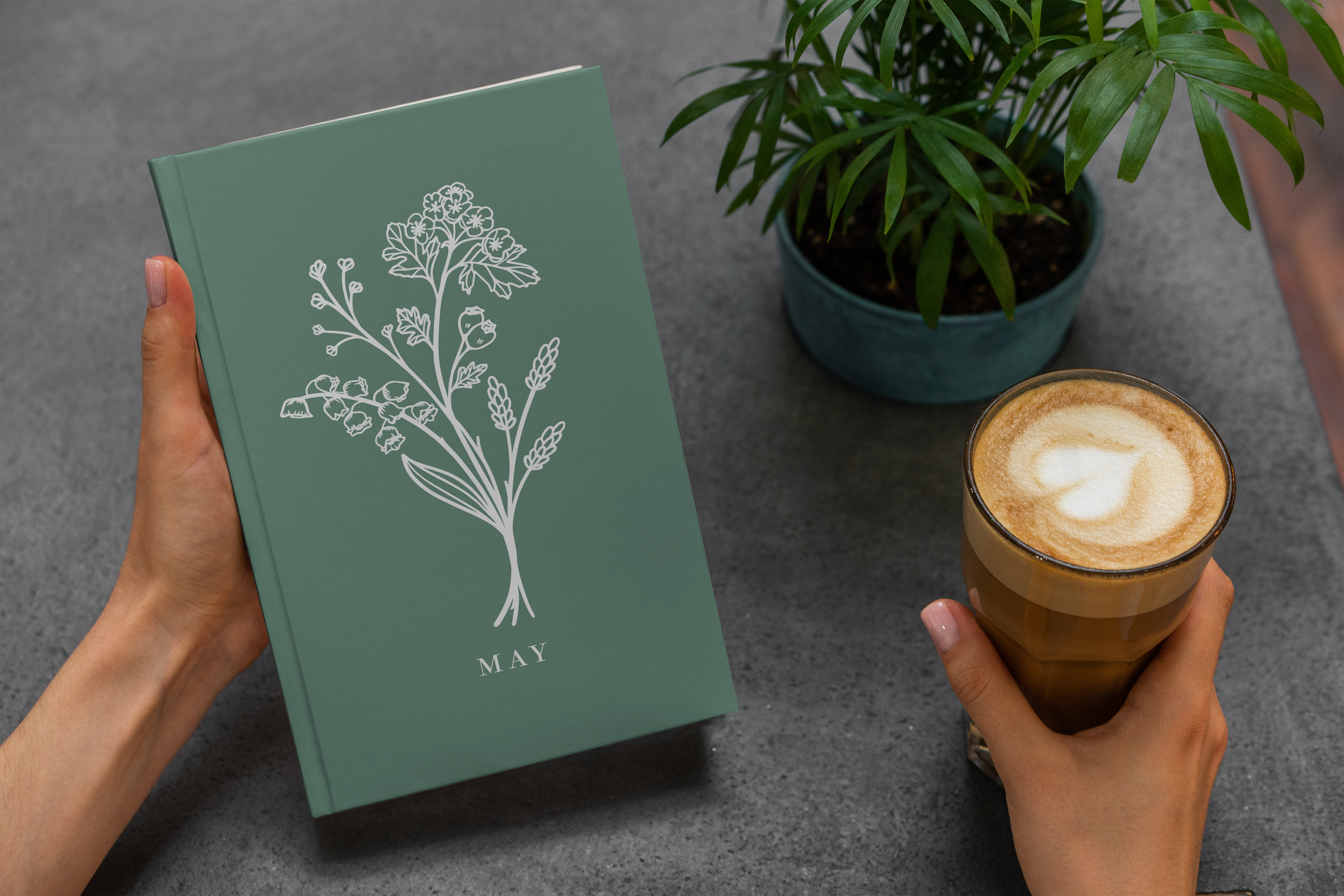 Birth Month Flower Travel Notebook