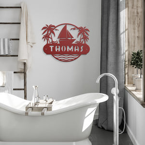 Fun In The Sun Custom Metal Sign