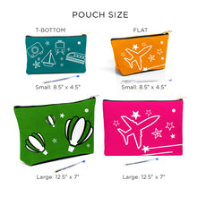 Zippered Accessory Pouch: Travel Bag, Unique Travel Gift, Mask Pouch, Medicine Pouch