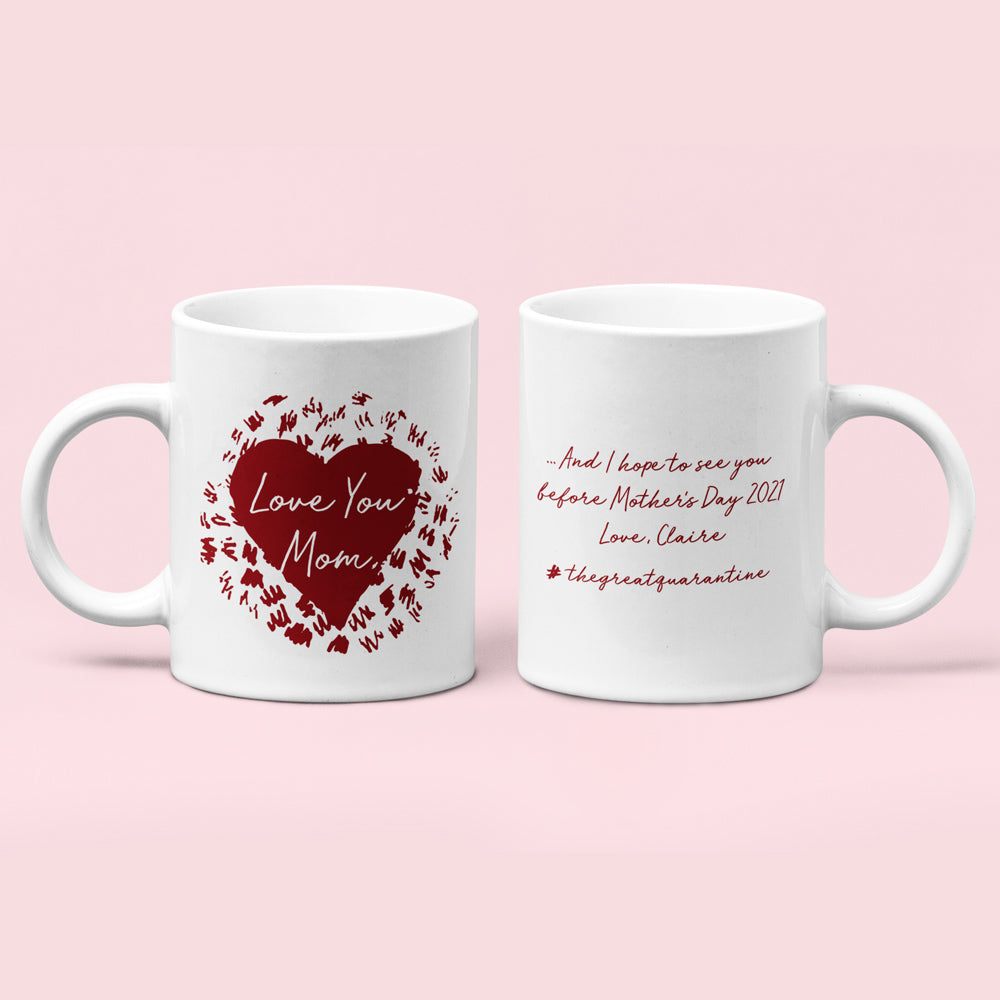 Personalized Love You Mom Mug