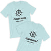 Captain & Admiral T-Shirt Bundle / His & Her