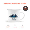 Load image into Gallery viewer, Personalized Hubby &amp; Wifey Camp Mug Set of Two