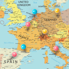 Personalized Quote Push Pin World Map