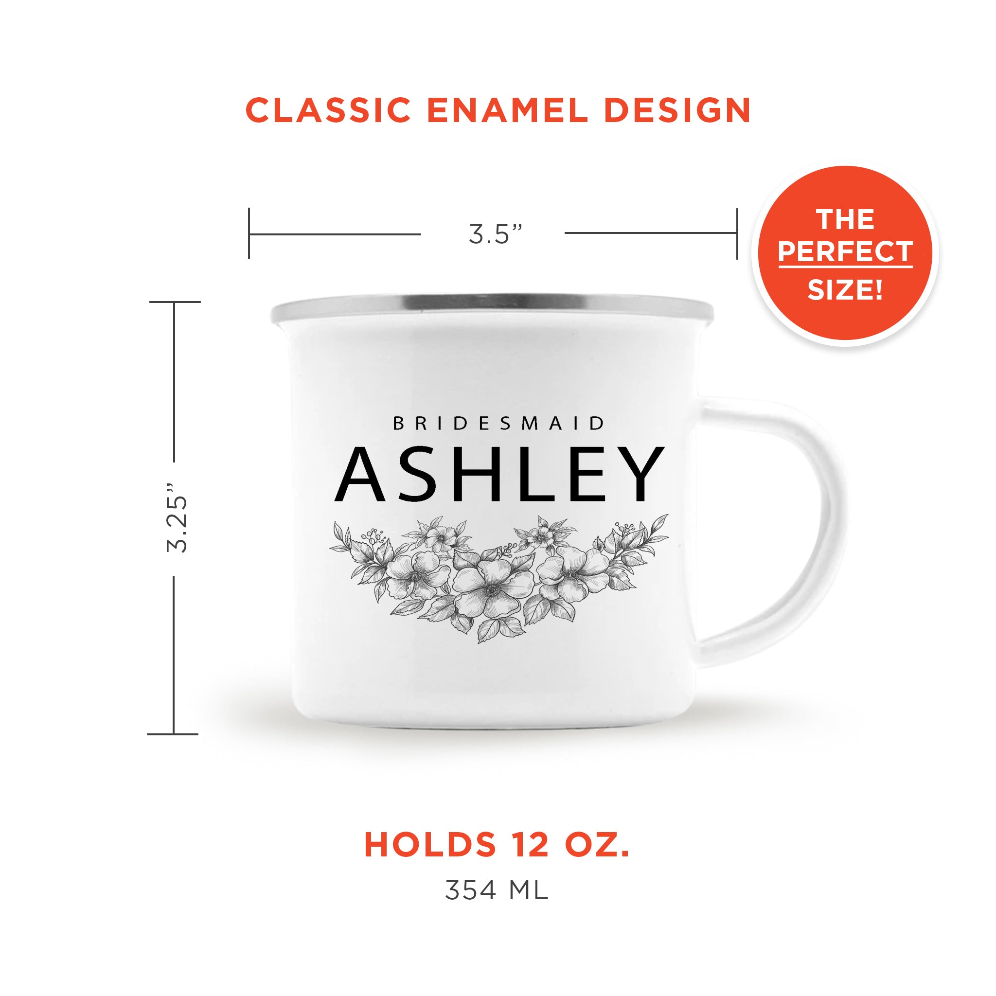 Personalized Bridesmaid Mug