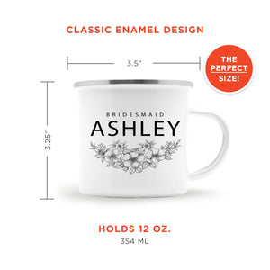 Personalized Bridesmaid Mug