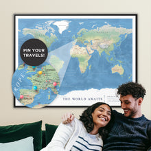 Custom Classic Push Pin Map