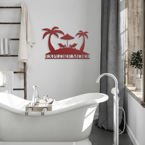 Explore More Tropical Metal Wall Sign