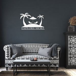 Explore More Tropical Metal Wall Sign