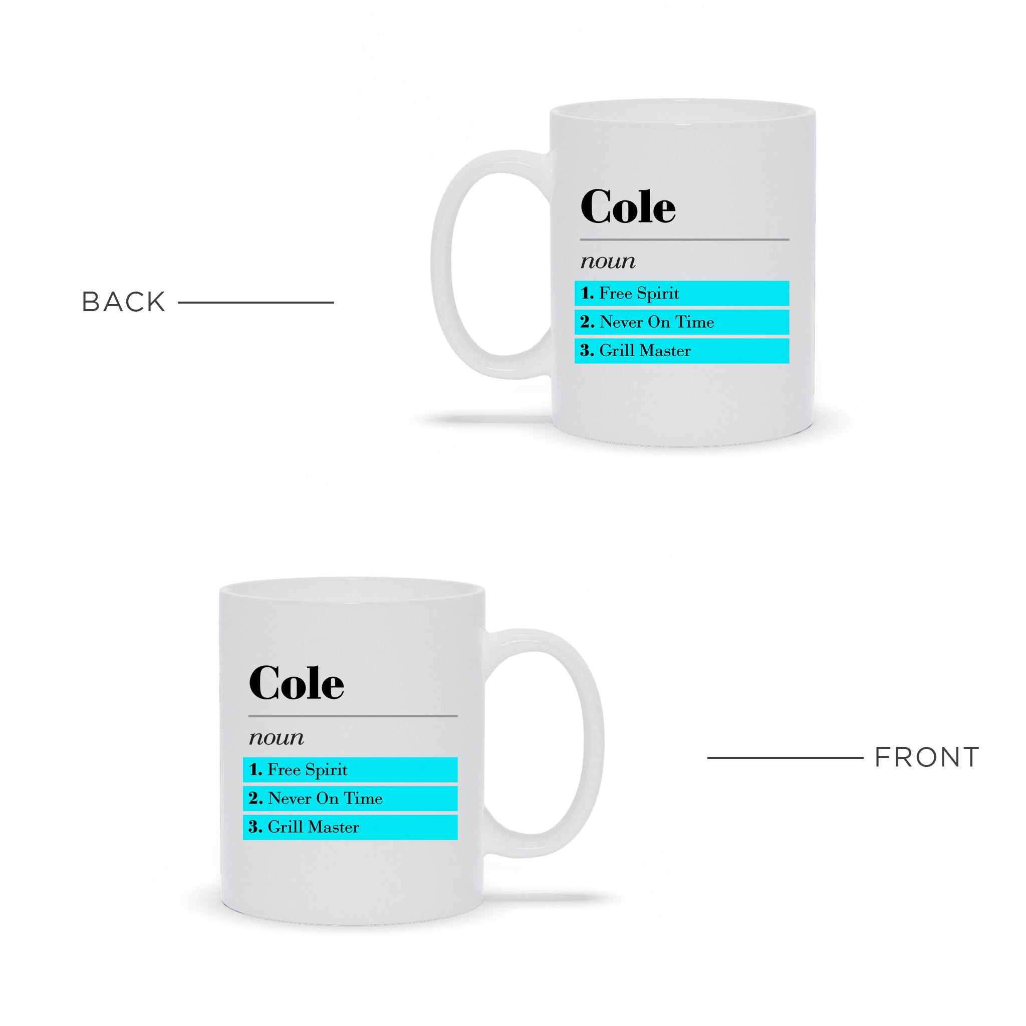 Custom Definition Ceramic Mug