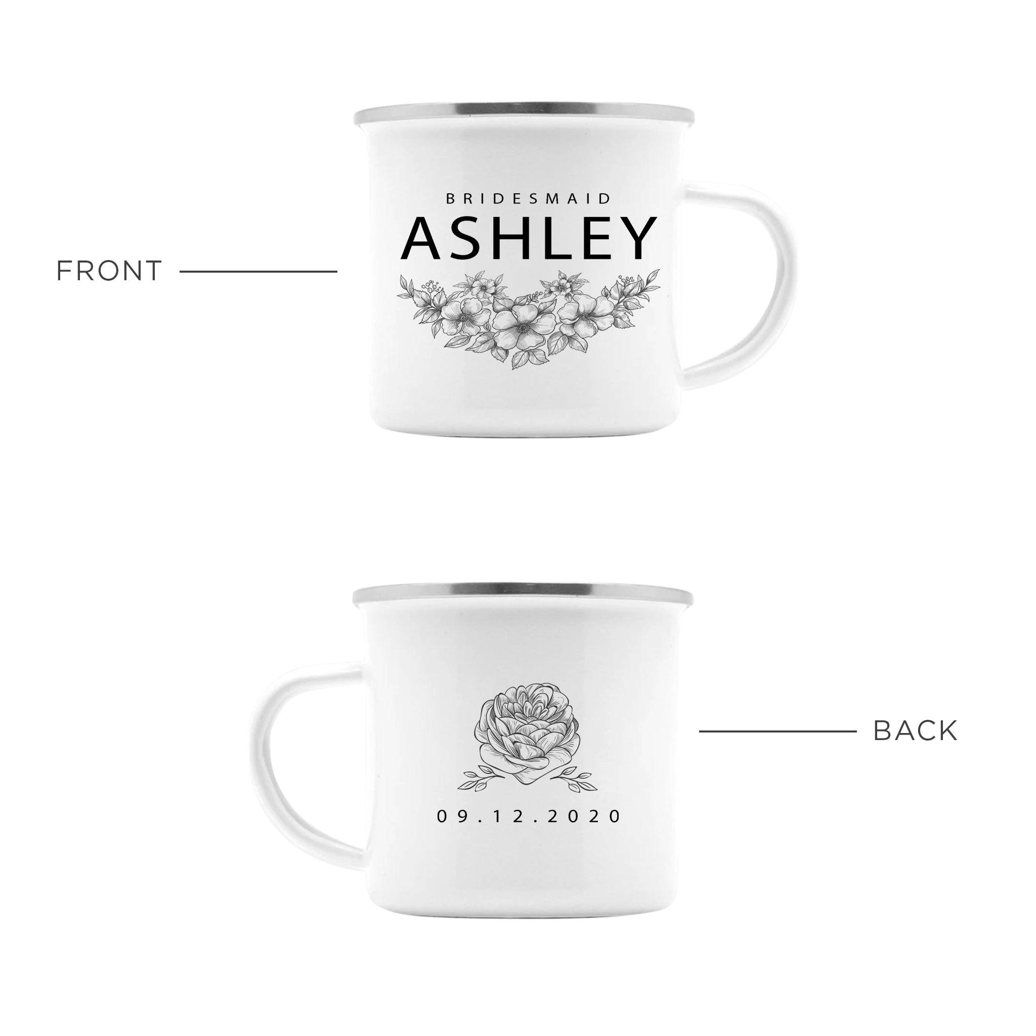 Personalized Bridesmaid Mug