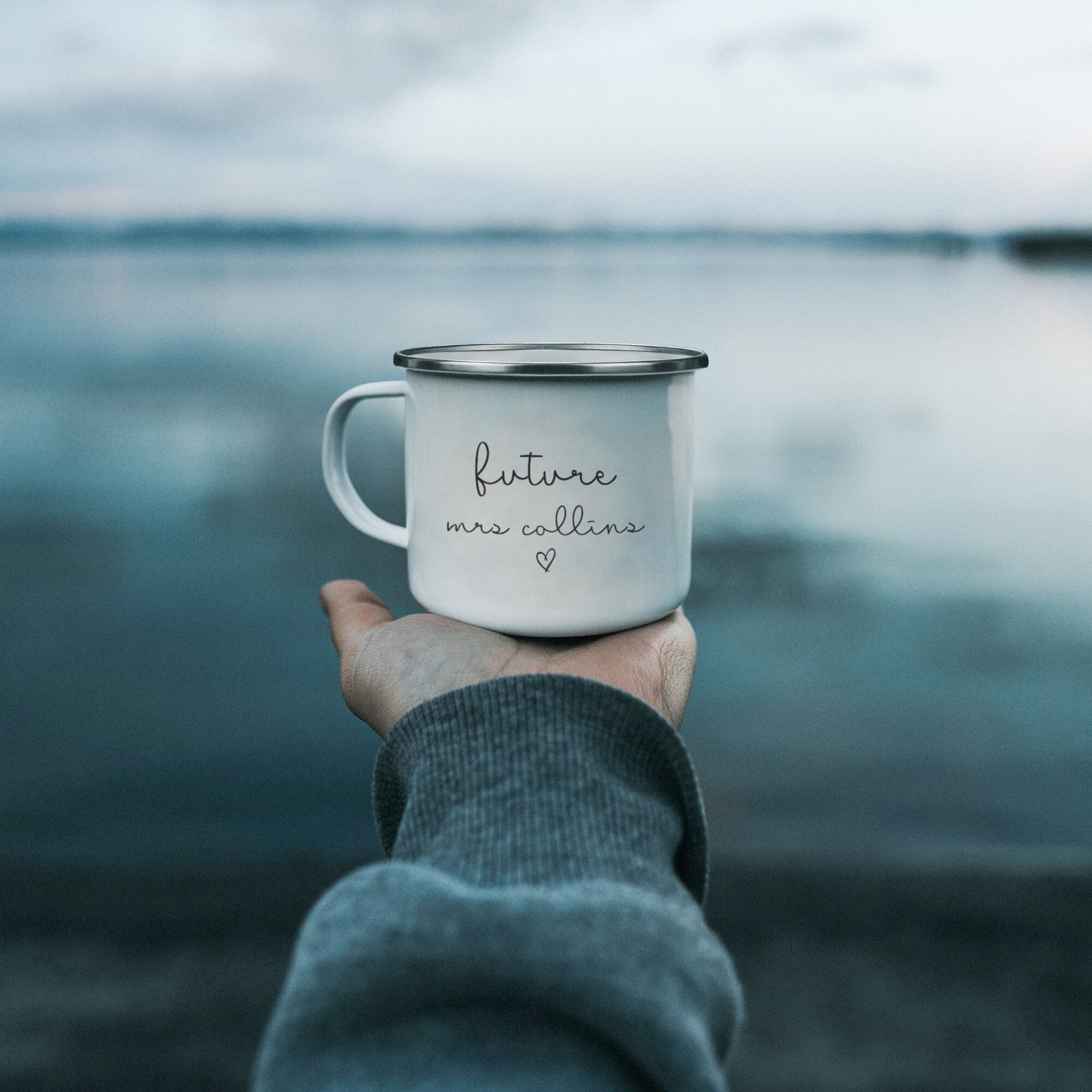 Futures Mrs. Enamel Camping Mug