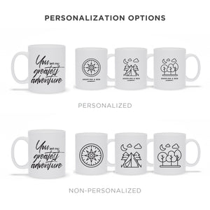 Personalized Ceramic Mug For Couple
