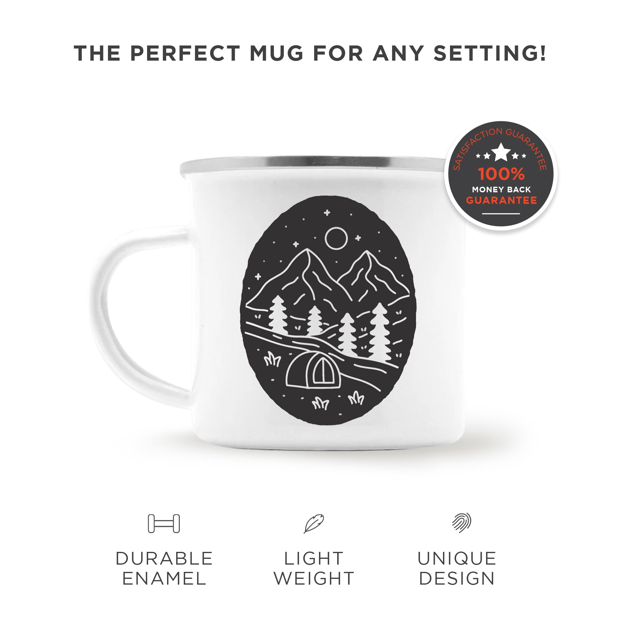 You Feel Like Home & Adventure Camping Mug