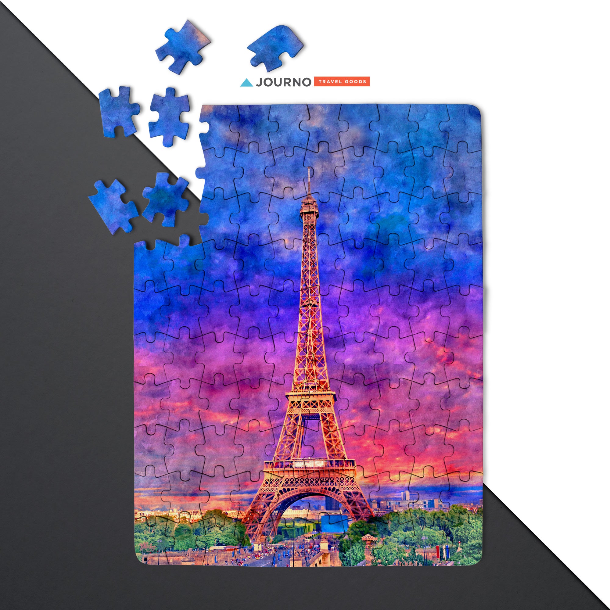 Eiffel Tower Puzzle - Stunning Paris Watercolor Puzzle