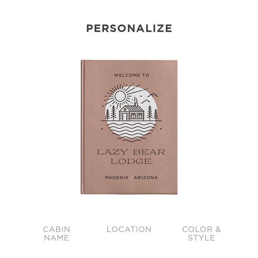 Personalized Cabin Guestbook