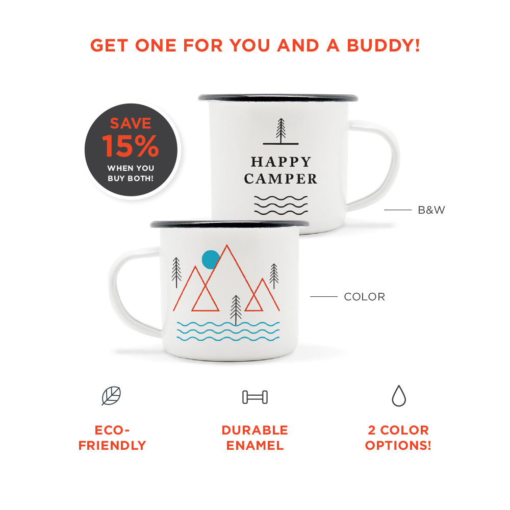 Happy Camper Personalized Camping Mug