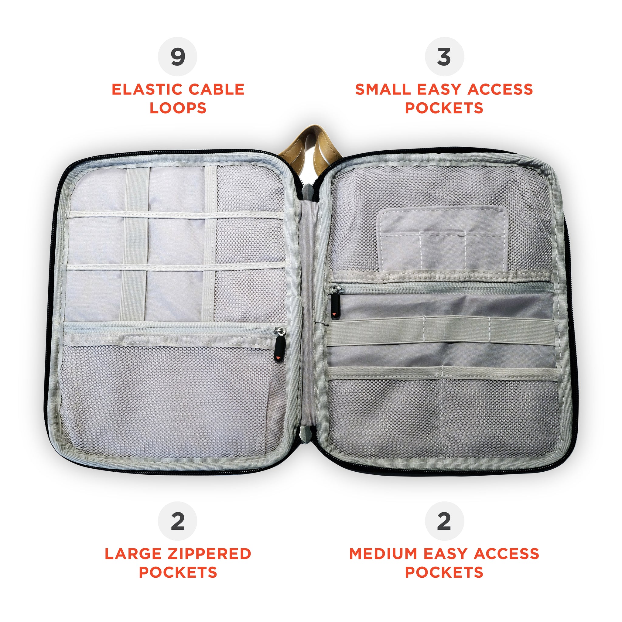 Travel Tech Organizer - AIGP30090 - IdeaStage Promotional Products