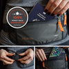 Travel Money Belt - RFID-Blocking Waist Wallet, Black.