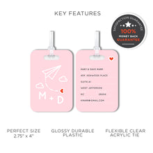 Love Is In The Air Custom Luggage Tags