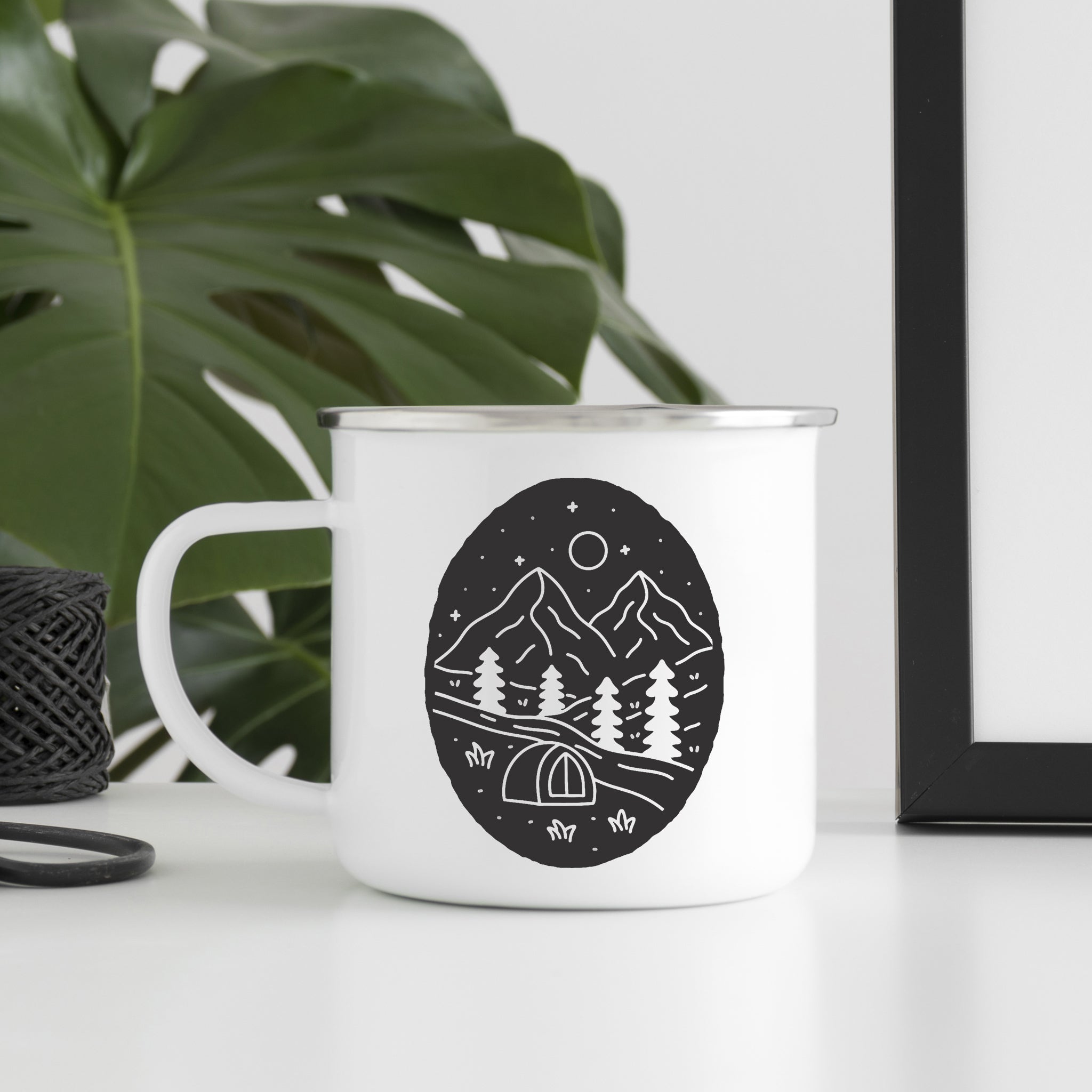 You Feel Like Home & Adventure Camping Mug