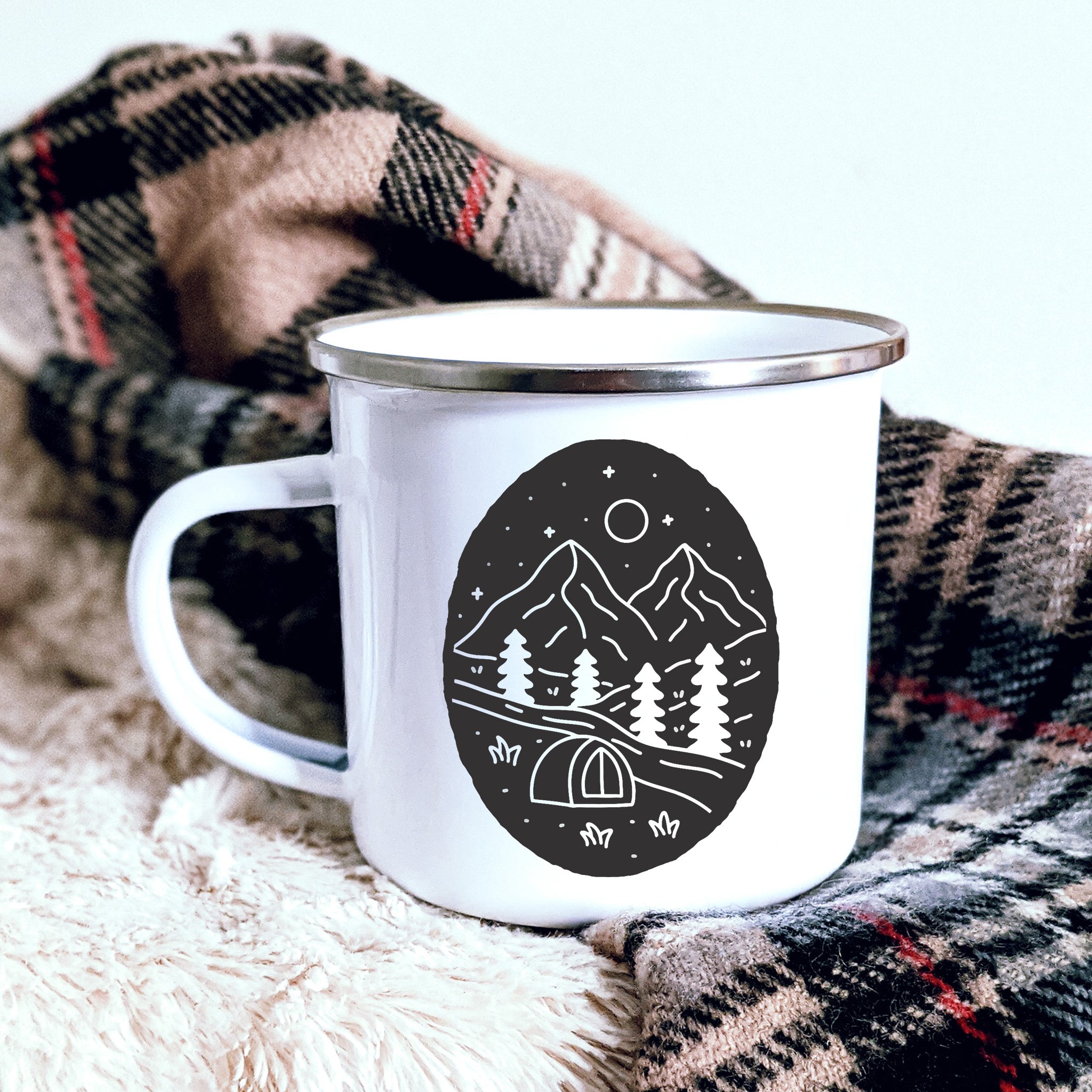 You Feel Like Home & Adventure Camping Mug