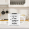 Swear Like A Lady Enamel Mug