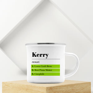 Personalized Name Definition Mug