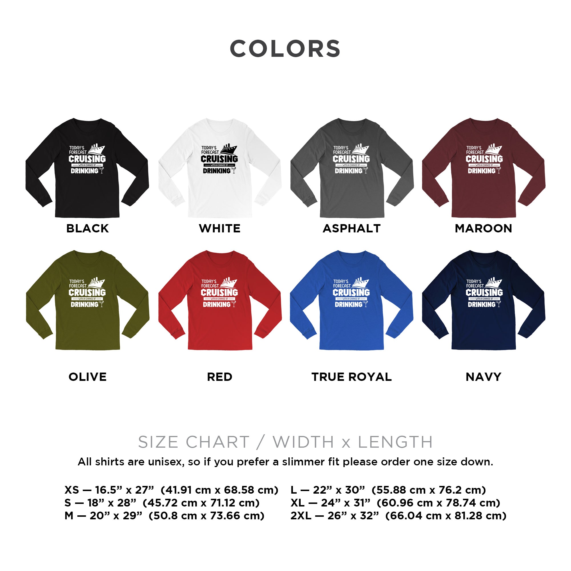 Funny Cruise Long Sleeve Shirt