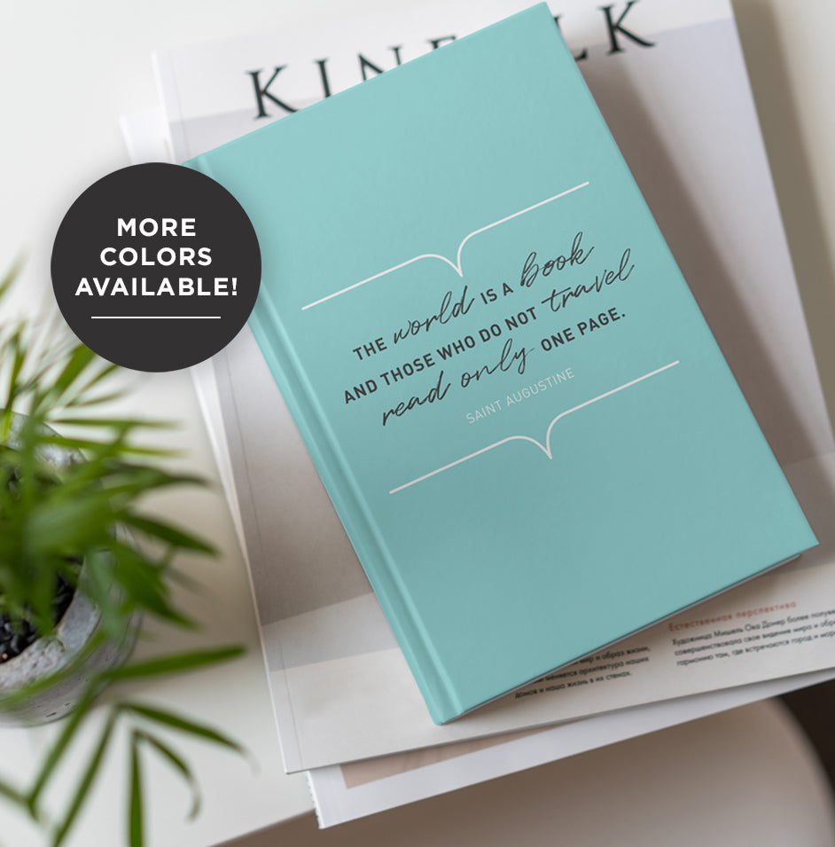 The World Is A Book Travel Journal - Gorgeous Boho Edition
