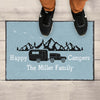 Custom Happy Campers Welcome Mat - Personalized With Your Name!
