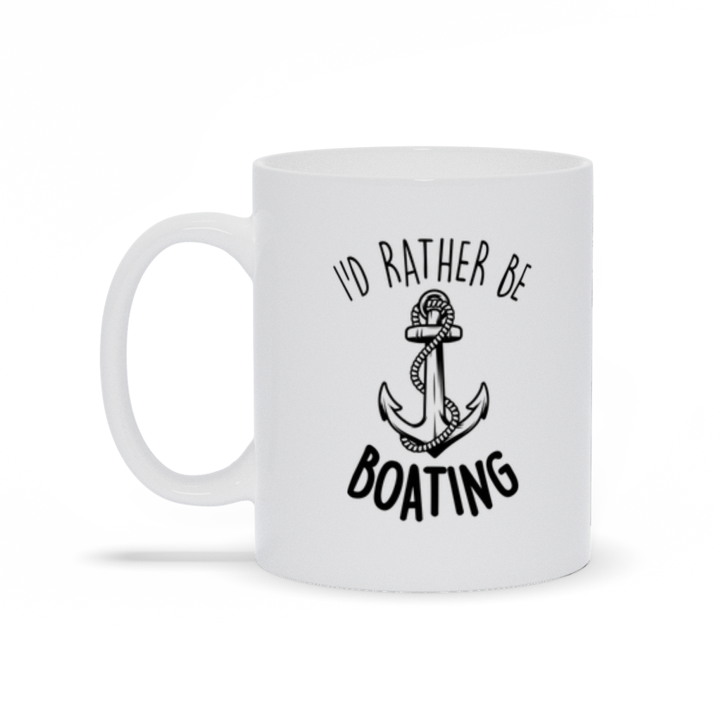 I'd Rather Be Boating Mug