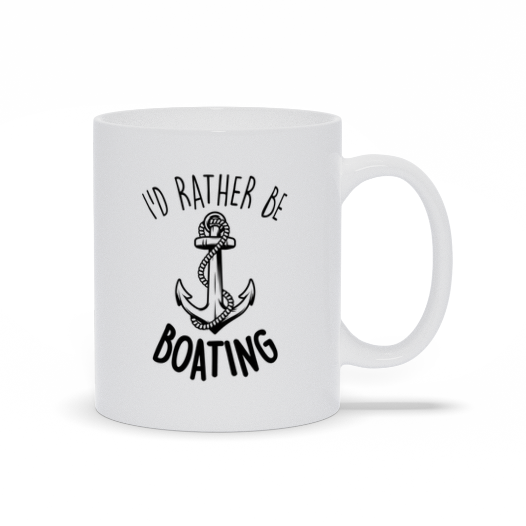 I'd Rather Be Boating Mug