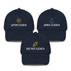 Captain, Admiral & First Mate Baseball Cap 3 Pack