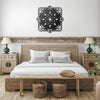 Ornate Compass Rose Metal Wall Art