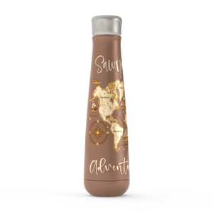 Personalized World Map Water Bottle