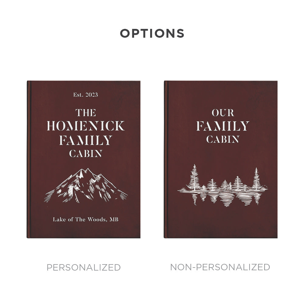 Personalized Family Cabin Journal