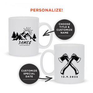 Personalized Groomsman Ceramic Mug