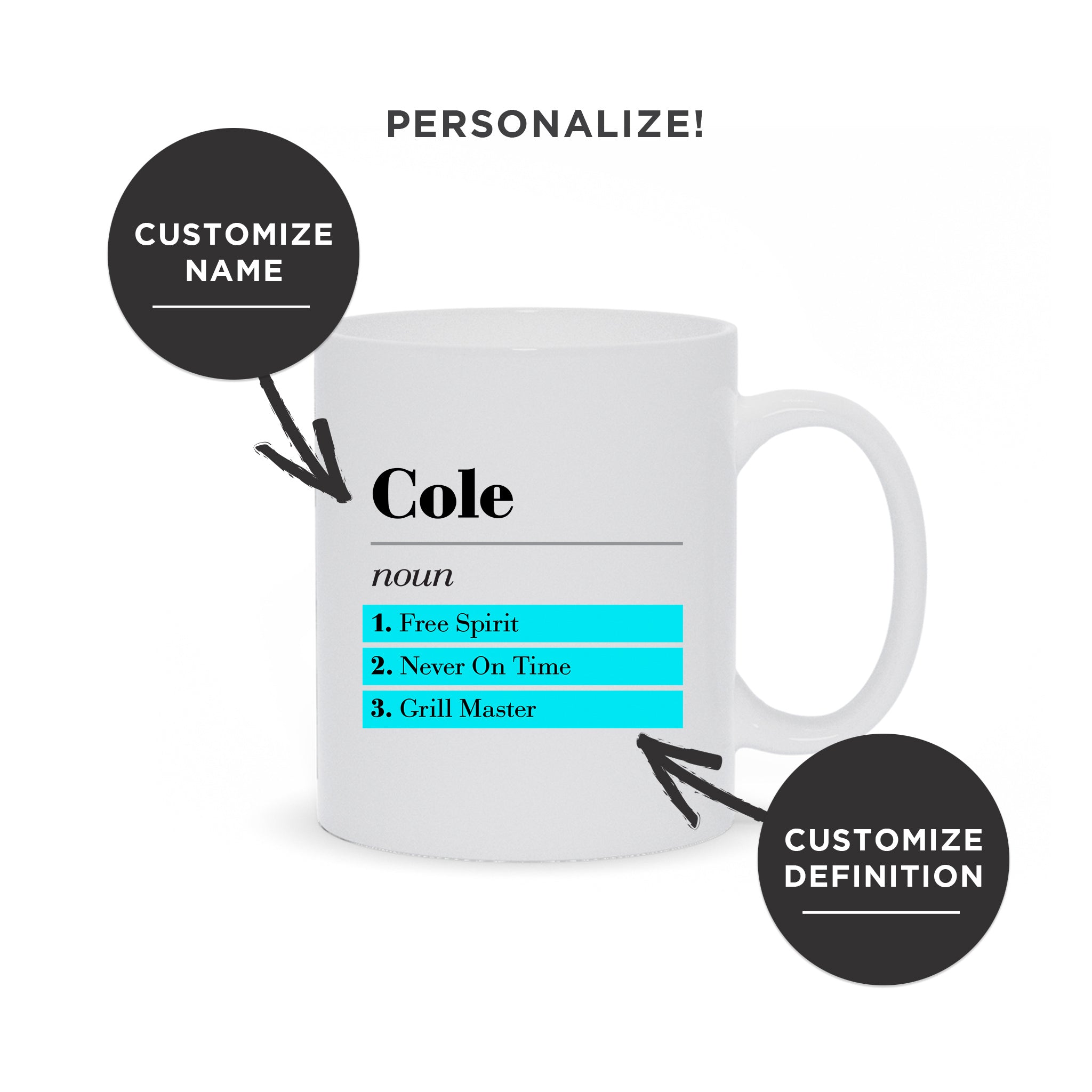 Custom Definition Ceramic Mug