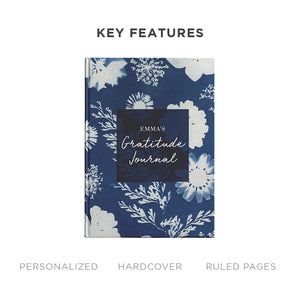 Pressed Flower Gratitude Journal (Personalized!)