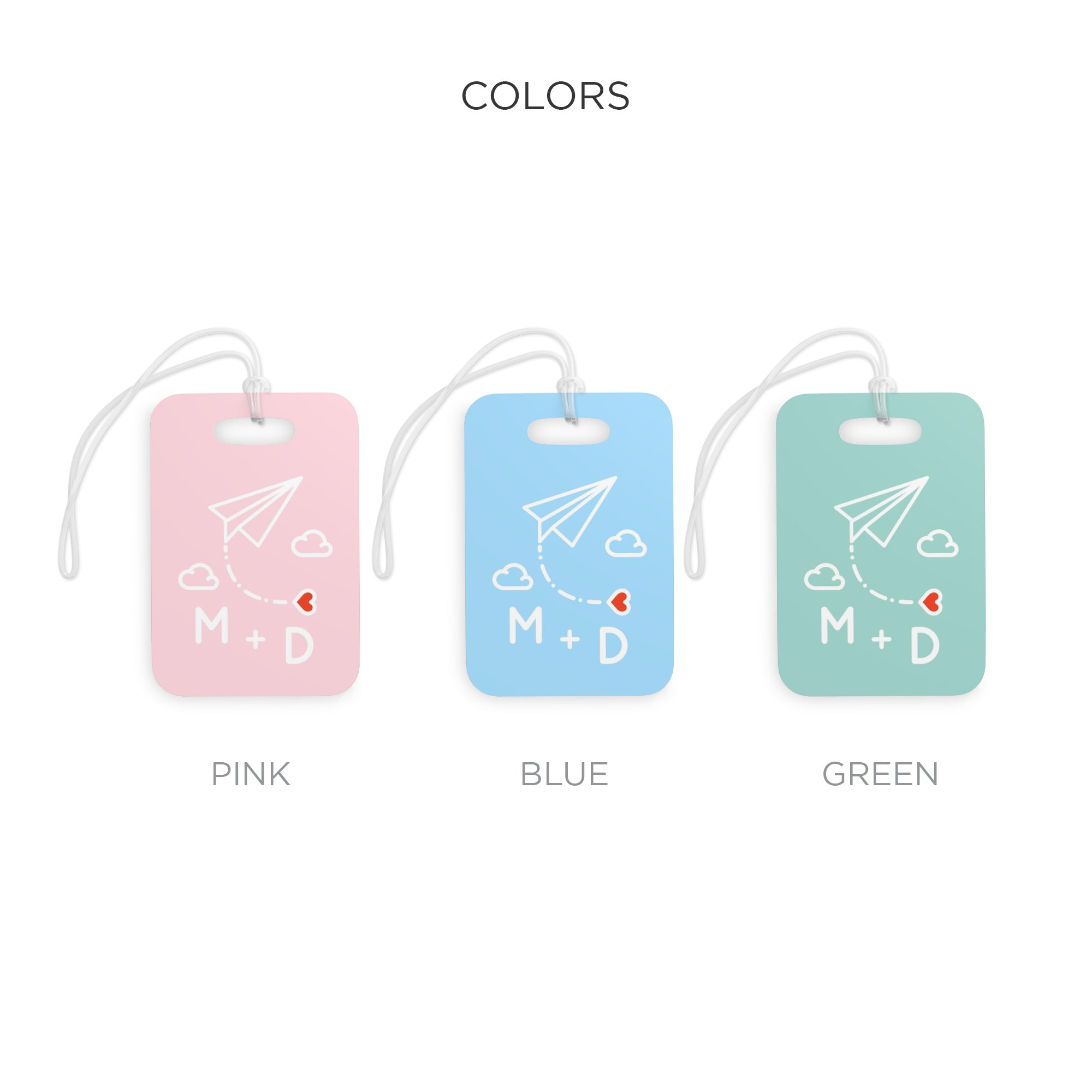 Love Is In The Air Custom Luggage Tags
