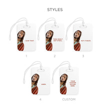 Jesus Is Watching Luggage Tag