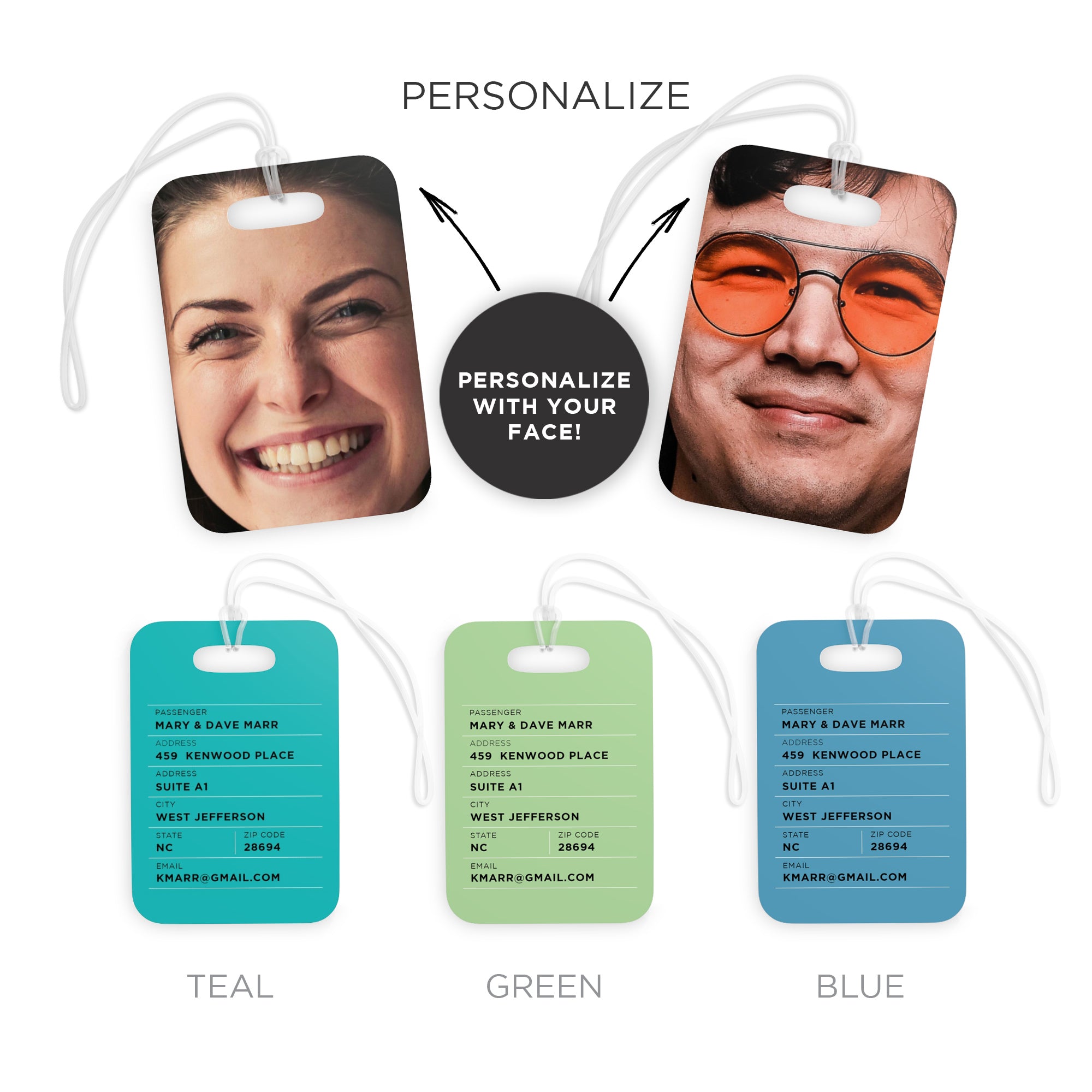 Face Bag Tag