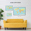 Load image into Gallery viewer, Personalized Quote Push Pin World Map