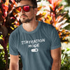 Unisex 'Staycation Mode On' Shirt - Men's Staycay Vibes Tee