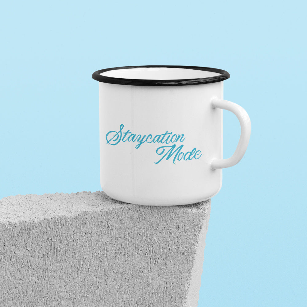 Staycation Mode Camp Mug - Fun Camping Mug For Outdoors Or Indoors