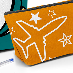 Zippered Accessory Pouch: Travel Bag, Unique Travel Gift, Mask Pouch, Medicine Pouch