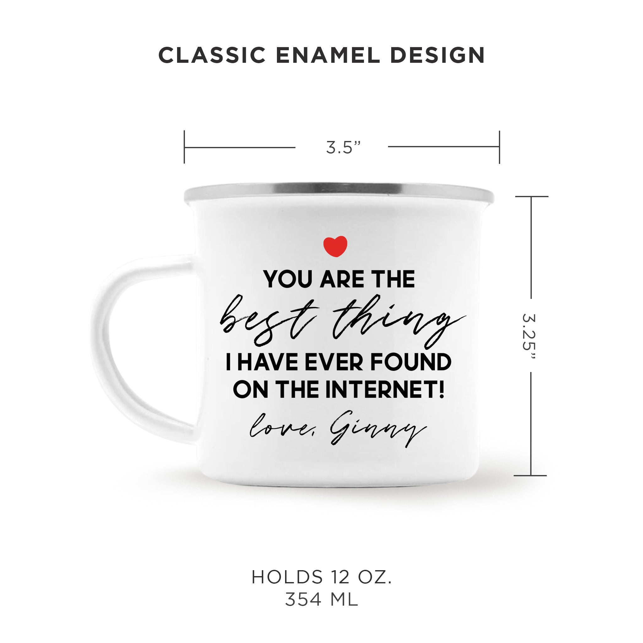 Personalized Online Dating Camp Mug