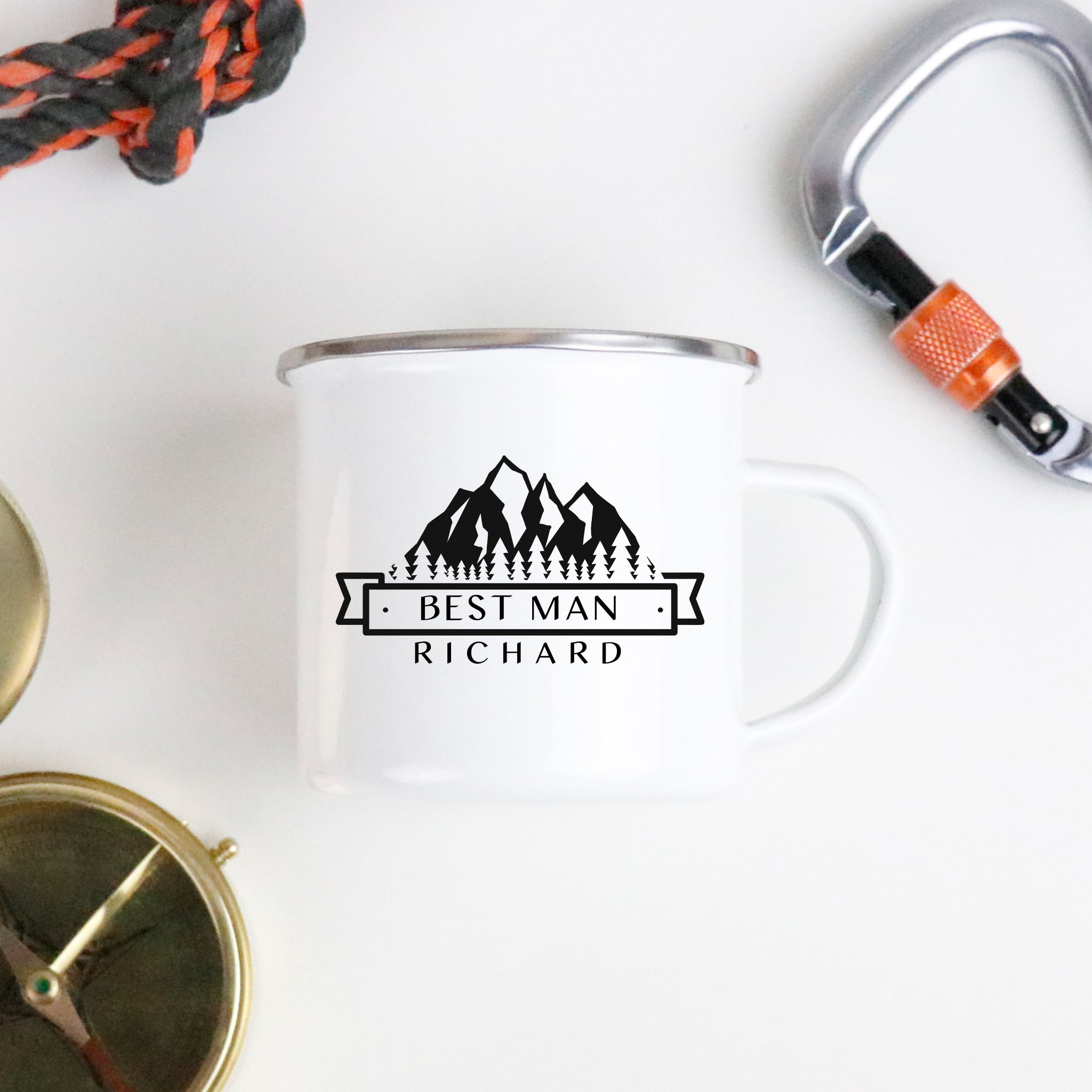 Personalized Groomsman Camping Mug